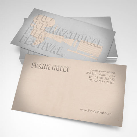 Film Festival Business Card