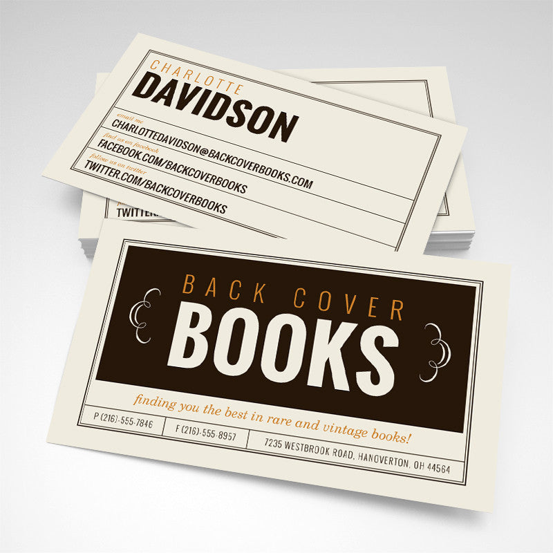 Book Business Card