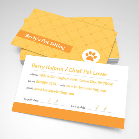 Petcare Business Card