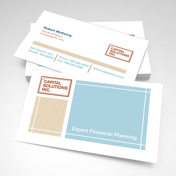 Financial Planning Business Card