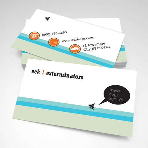 Eek exterminators Business Card