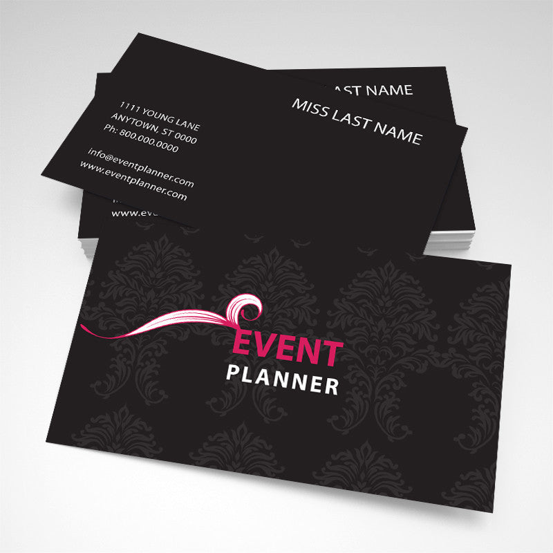 Event Planner Business Cards Templates
