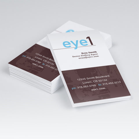 Eye Care Business Card (Vertical)