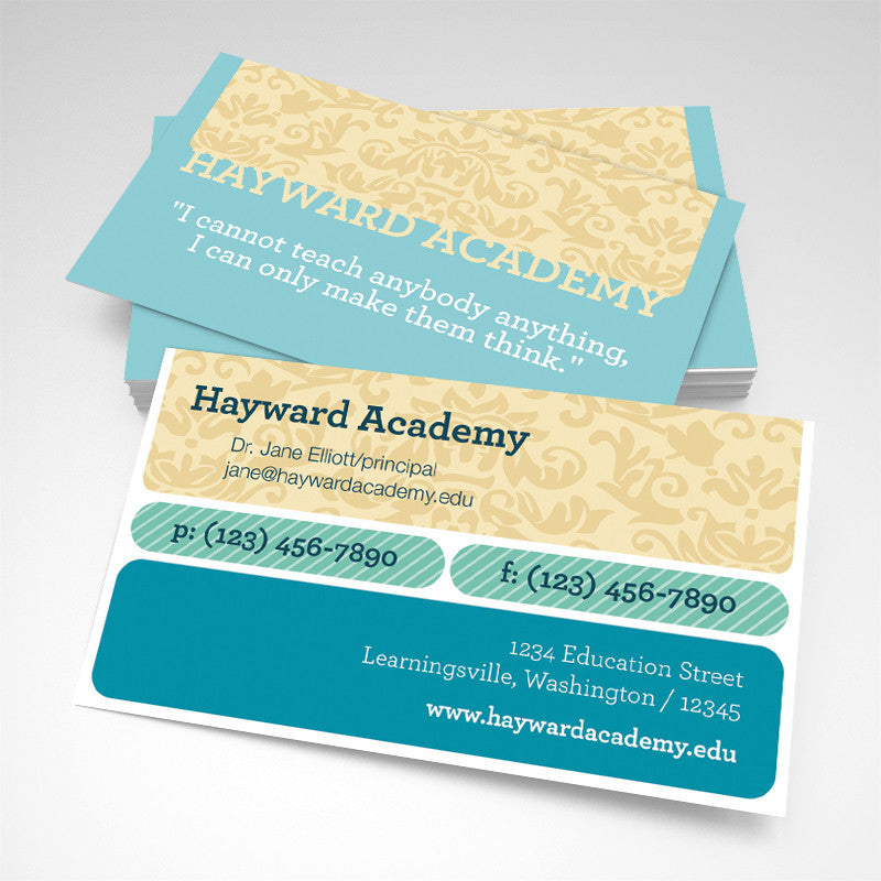 Hayward academy  Business Card