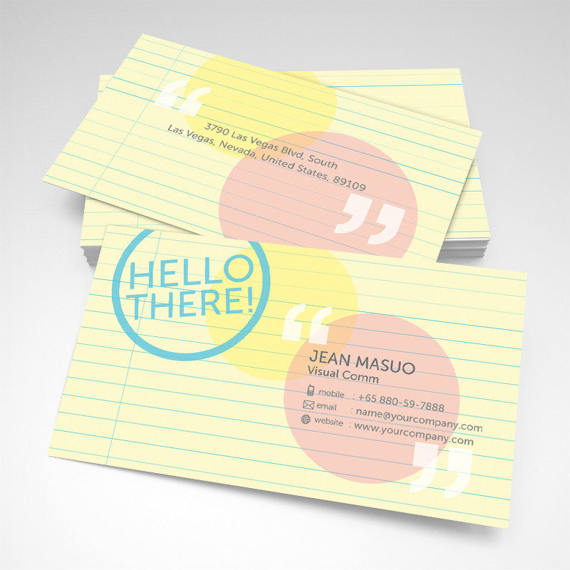 Visual Communication Business Card