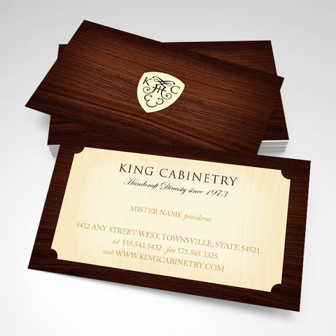 King Cabinetry Business Card