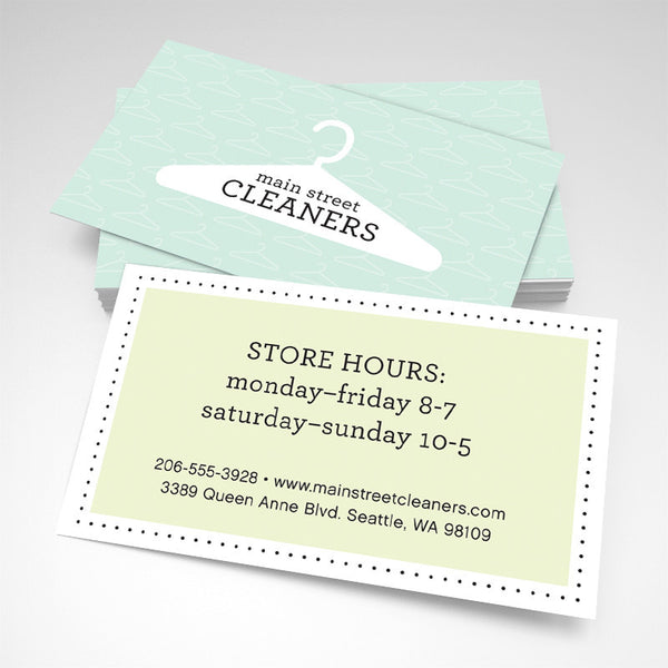 Main street cleaners Business Card