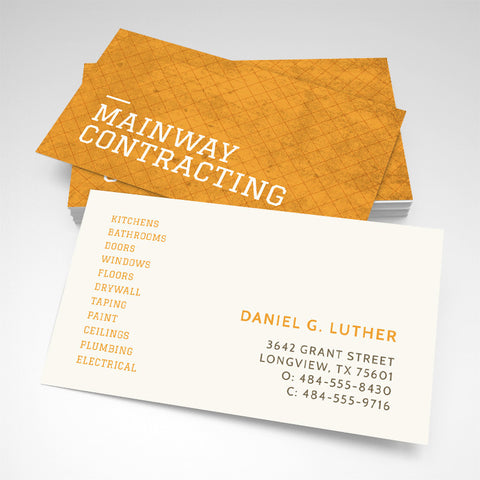 Contracting Business Card