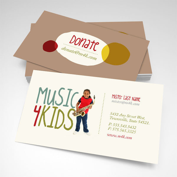 Music 4 kids Business Card