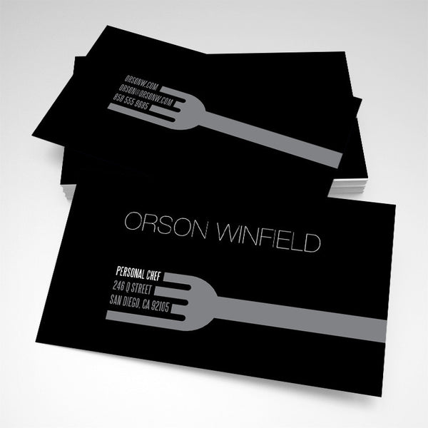 Orson winfield chef Business Card