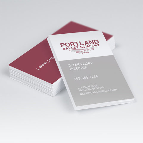 Portland ballet company Business Card