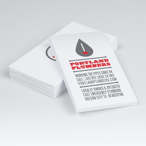 Portland plumbers Business Card