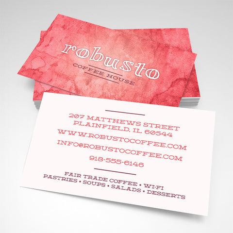 Coffee Shop Business Card