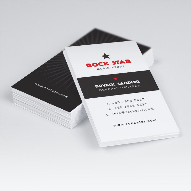 Music Store Business Card