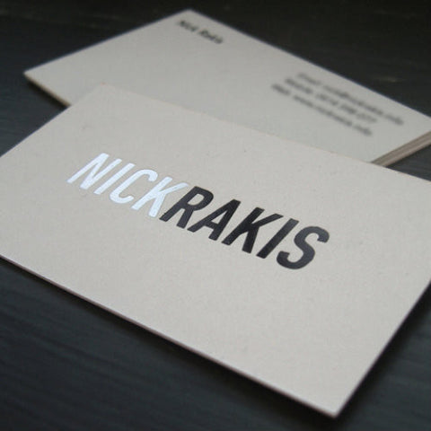 Foil Stamped Business Cards