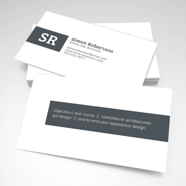 App Developer Business Card