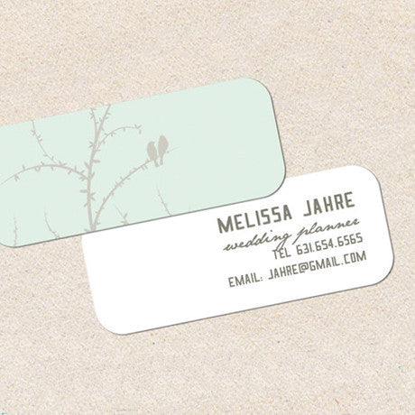 Skinny Business Cards w/ Round Corners