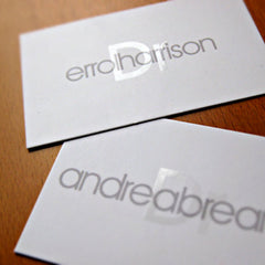 Spot UV Business Cards