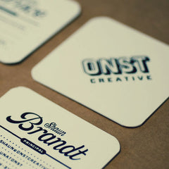 Square Business Cards w/ Round Corners