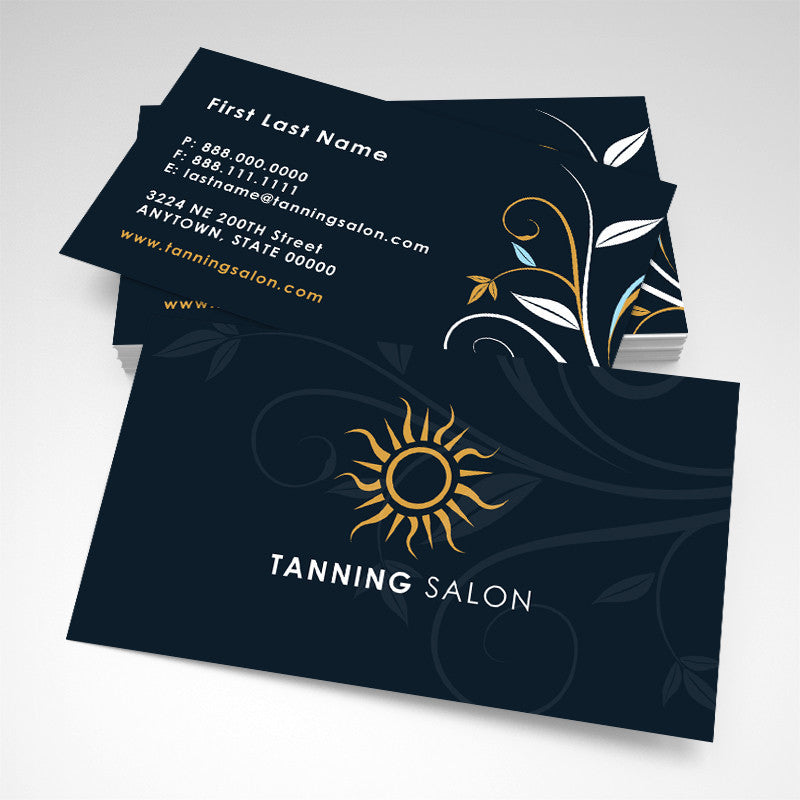 Tanning Salon Business Card