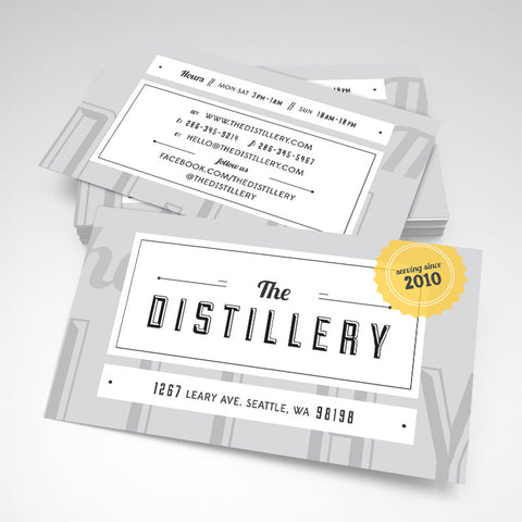 Distellery Store  Business Card