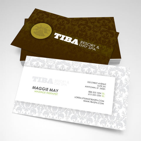 Massage Therapy Business Card