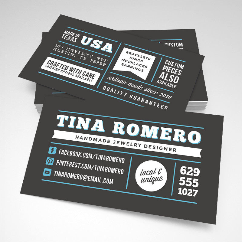 Jewel Designer Business Card