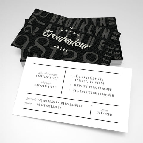 Hotel Business Card