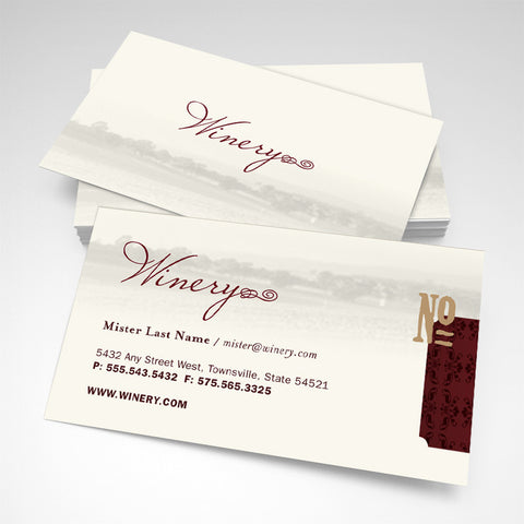 Winery Business Card