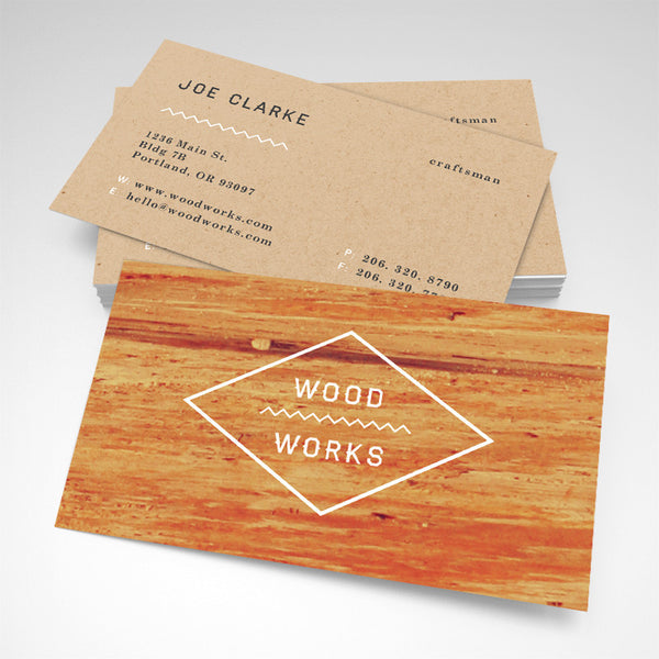 Wood Designer Business Card